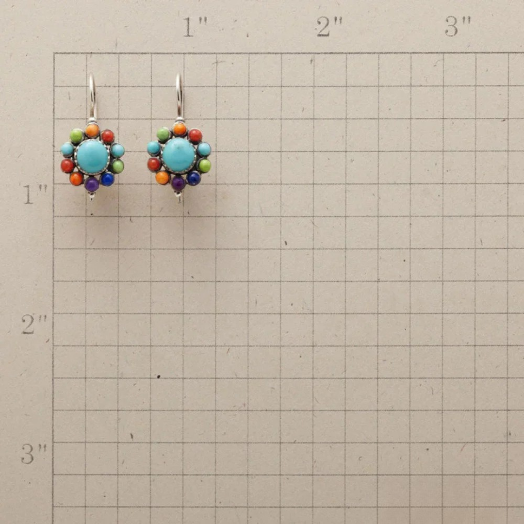 Turkosglöd Örhängen