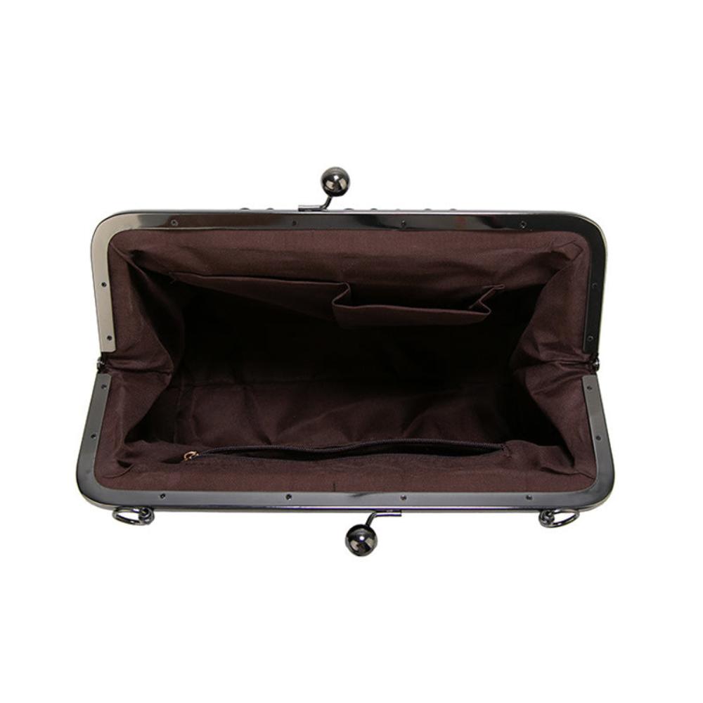 Sac à main vintage à fermeture à baiser