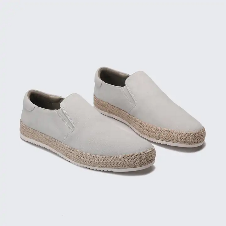 Hugo – Sommarloafers i mocka