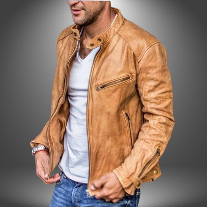 James | Men's Handcrafted Leather Jacket