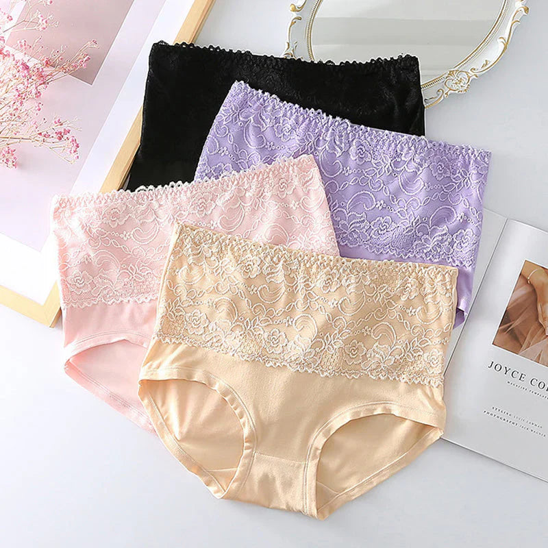 Lana | Set of 4 Slimming & Shaping Hand-Embroidered Panties