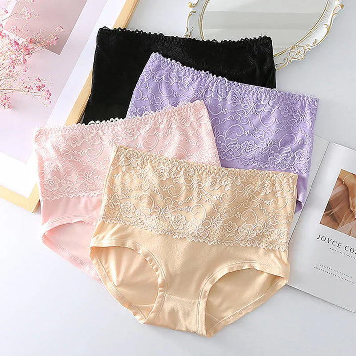 Lana | Set of 4 Slimming & Shaping Hand-Embroidered Panties