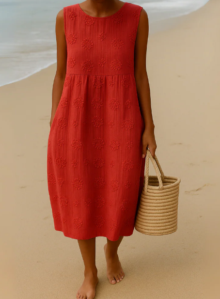 INGER – Elegant blommig sommarklänning | Modehuset Stockholm