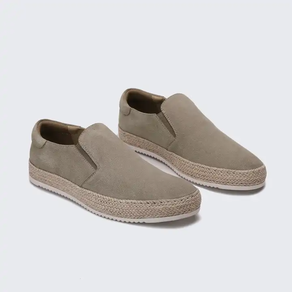 Hugo – Sommarloafers i mocka