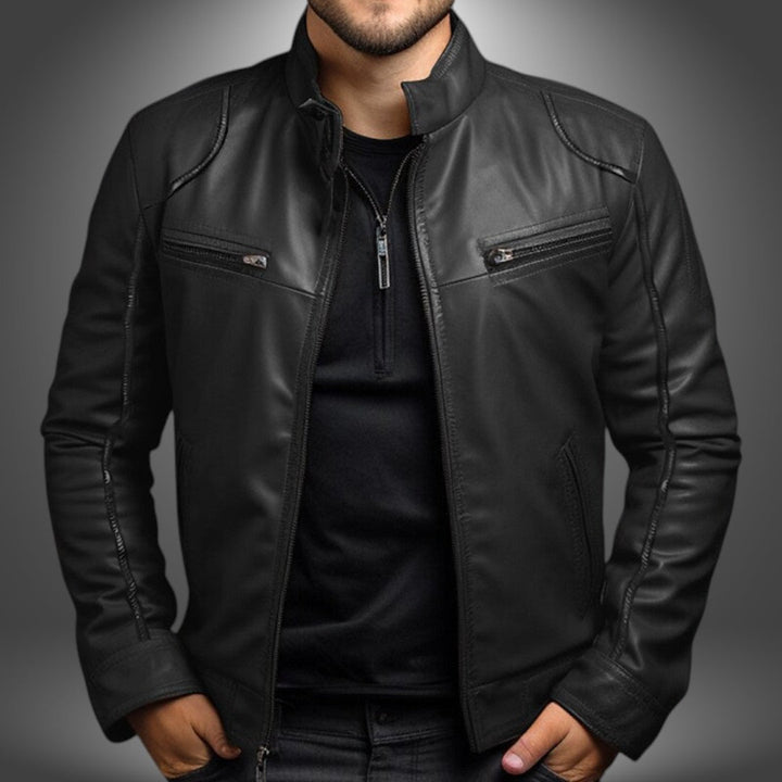 Varenzo | Men's Handcrafted Leather Jacket