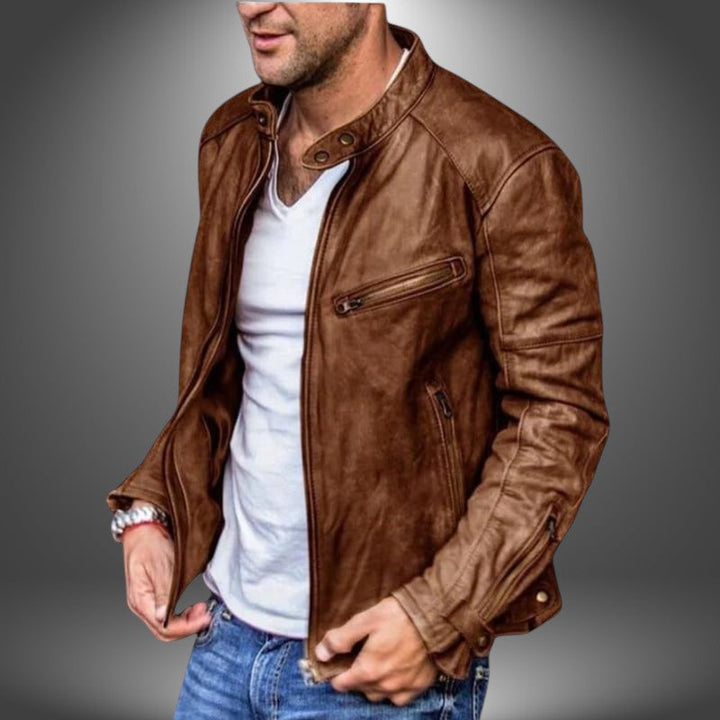 James | Men's Handcrafted Leather Jacket