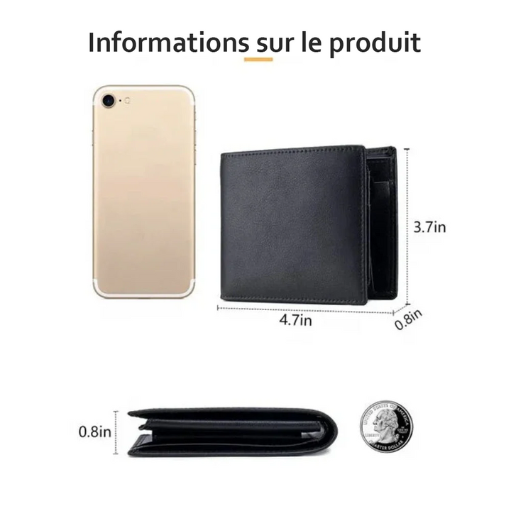Portefeuille RFID Slim Atlas
