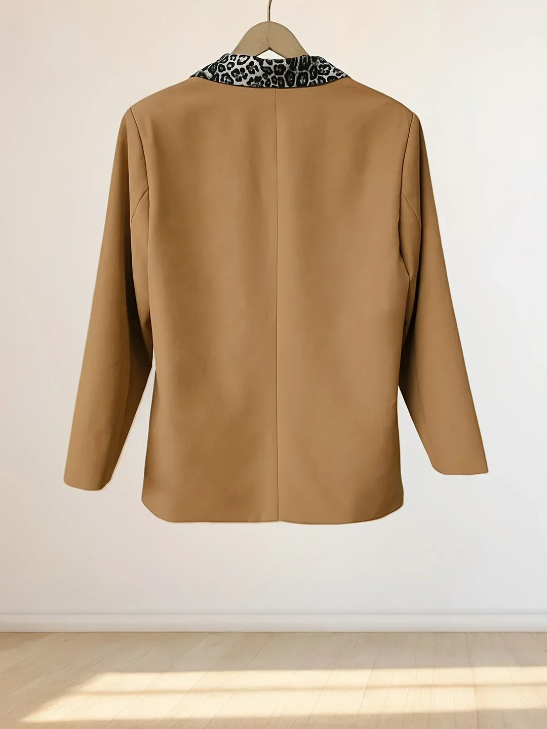 Peyton™ - Elegant Leopard Print Collar Coat