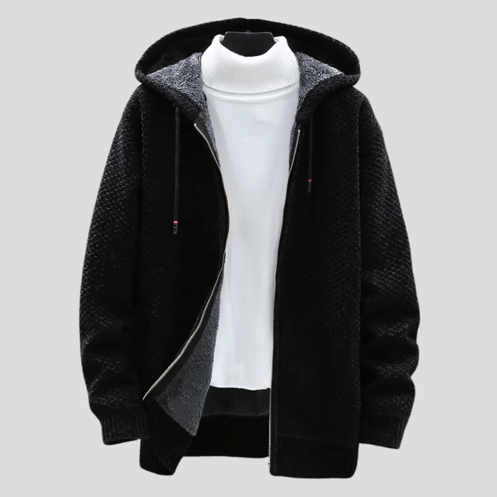 Alex – Stickad Hoodie