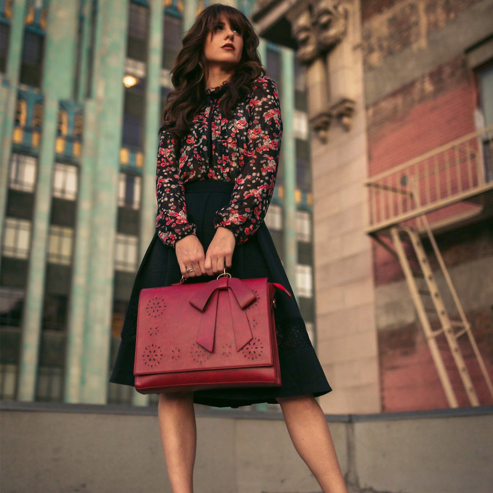 Sac à main élégant en nœud papillon de Grace