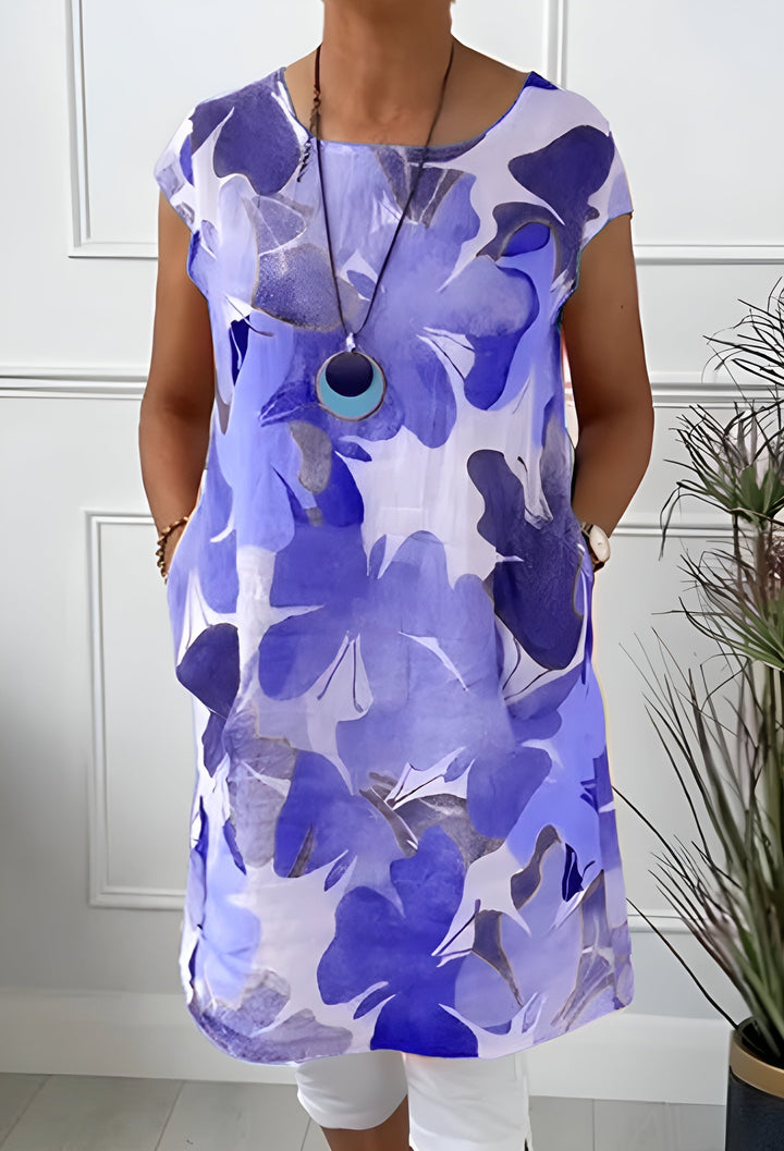 Sigrid™ | Lätt klänning med fjärilstryck