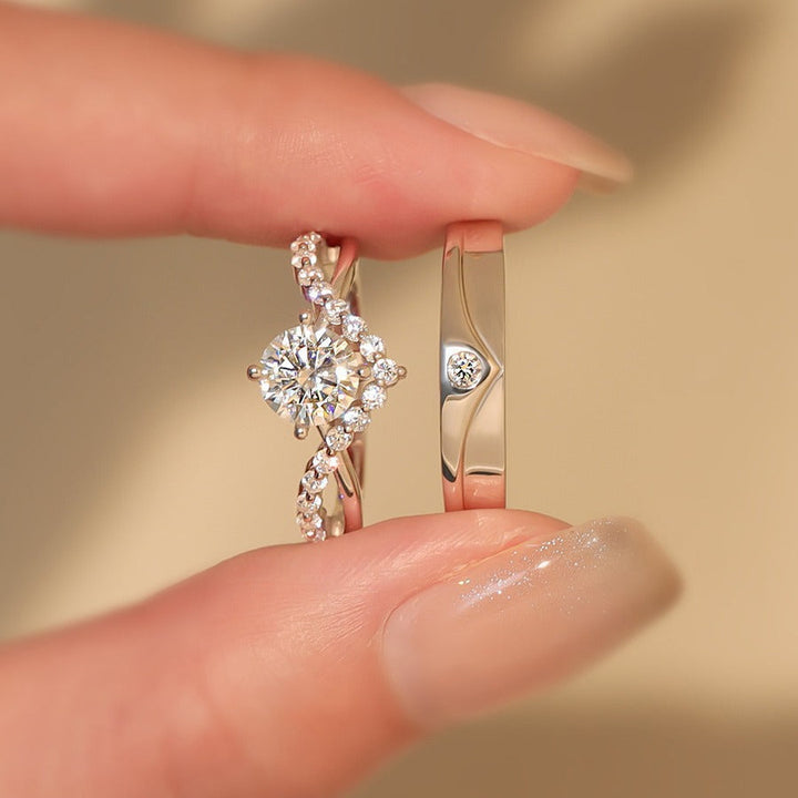 Elric Amora Ringpar i Silver