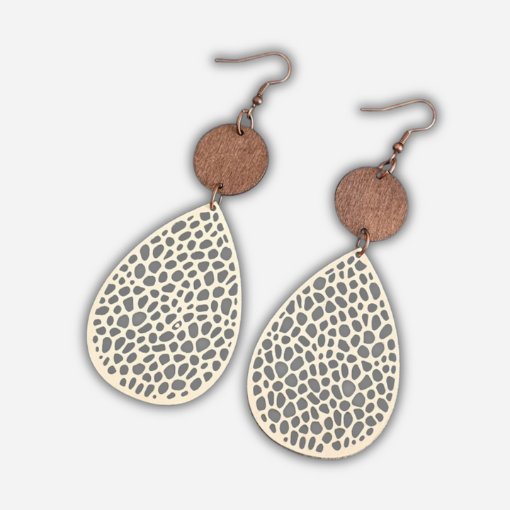 Boho örhängen i droppform – för vardag, fest & som gåva