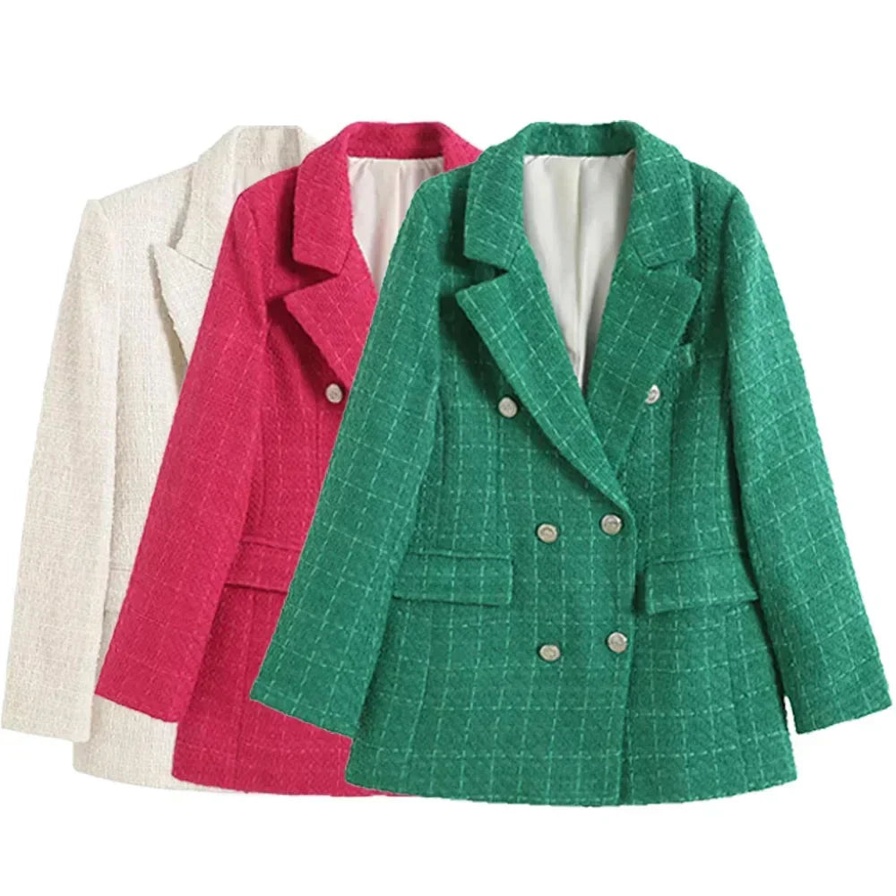 Amelia™ - Stylish Tweed Blazer