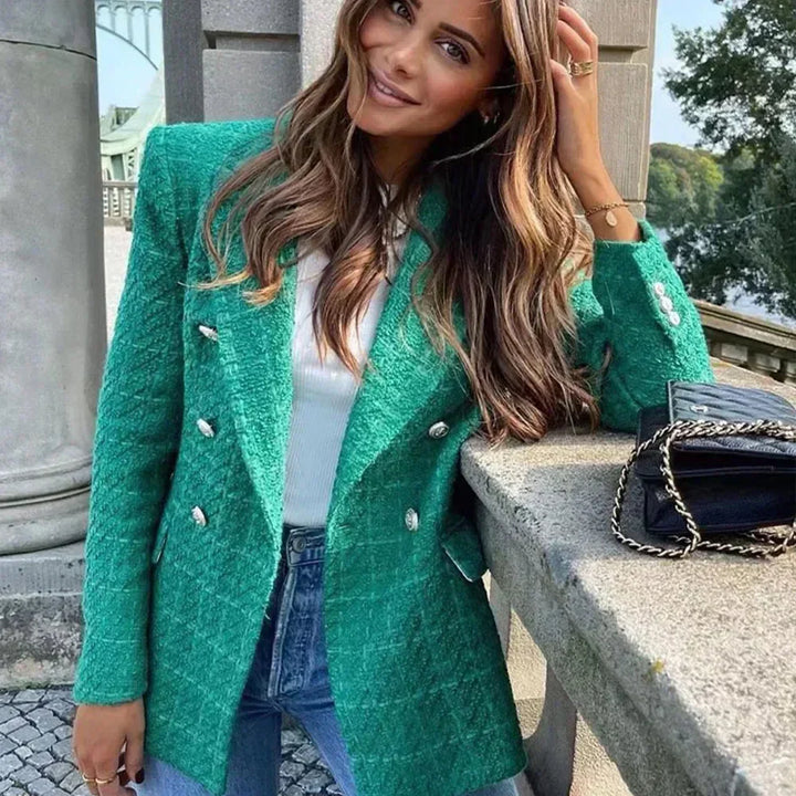 Amelia™ - Stylish Tweed Blazer