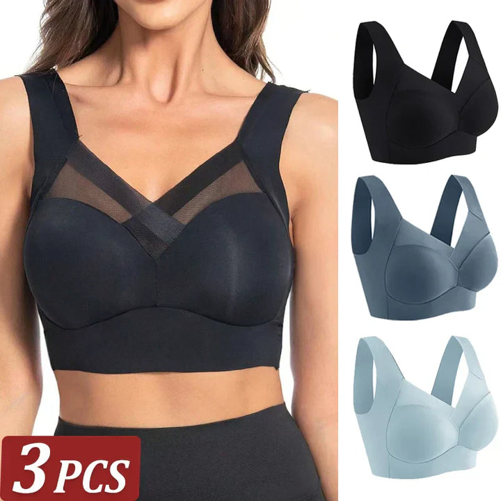 Camila | Set of 3 Seamless Comfort Bras – Buy 2, Get 1 FREE