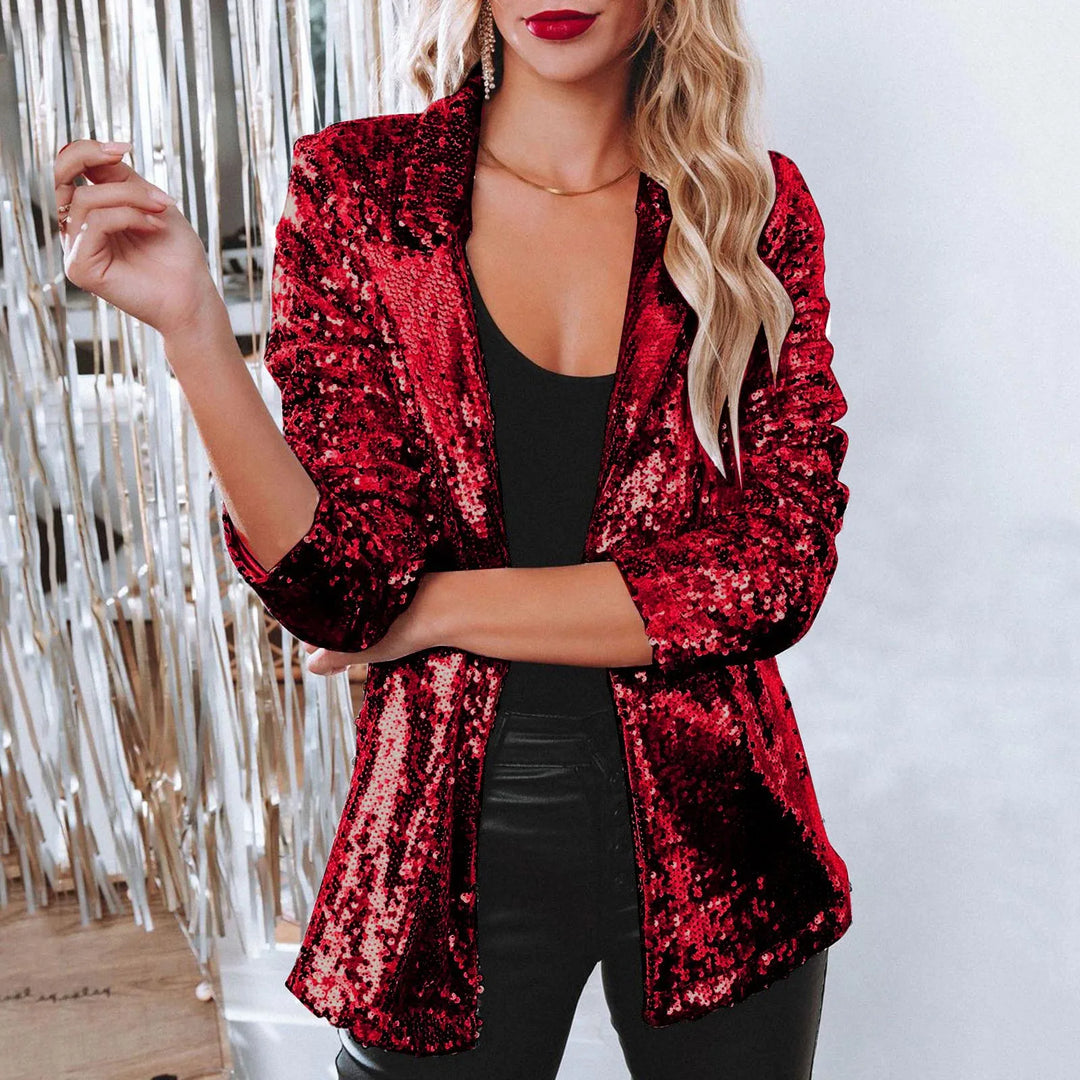 Grace™ – Elegant Sequins Blazer