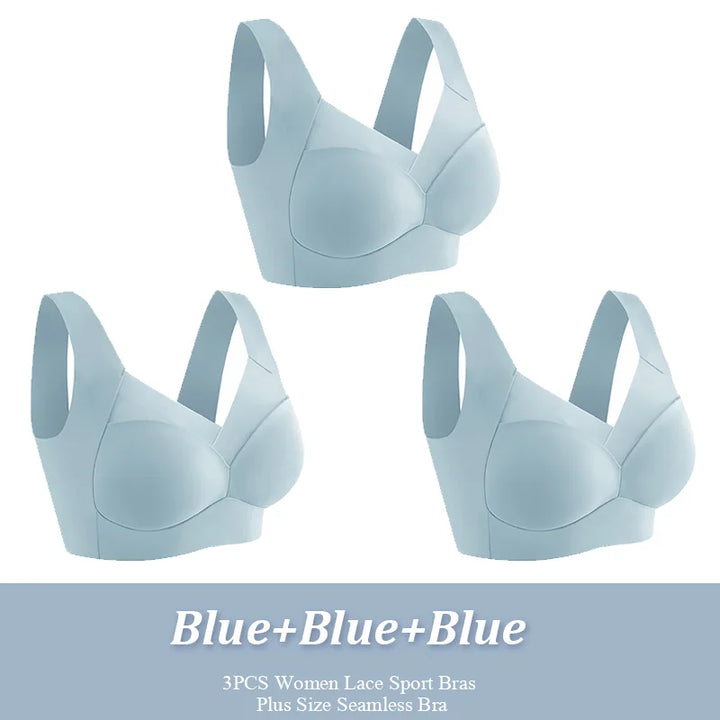 Camila | Set of 3 Seamless Comfort Bras – Buy 2, Get 1 FREE