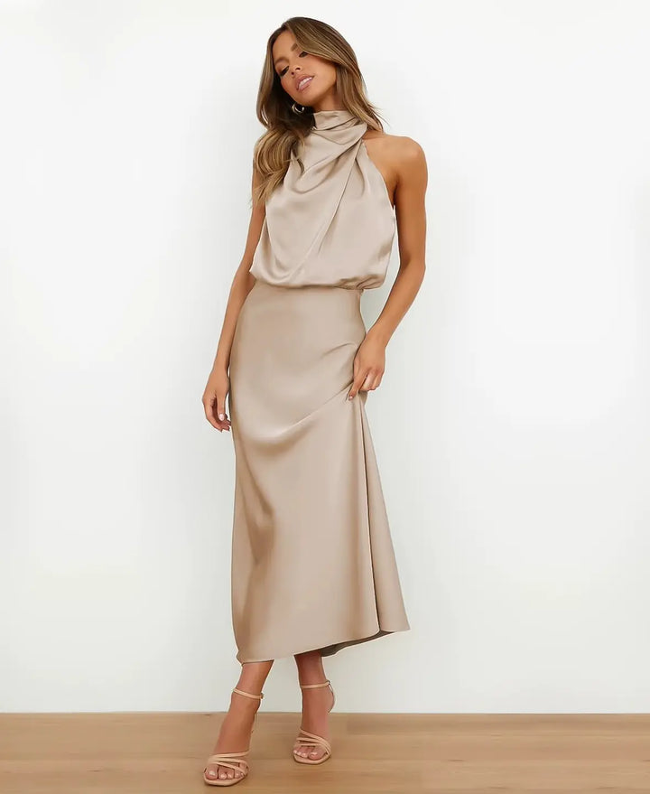 The Isla Satin Dress