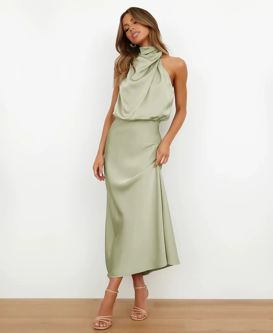 The Isla Satin Dress
