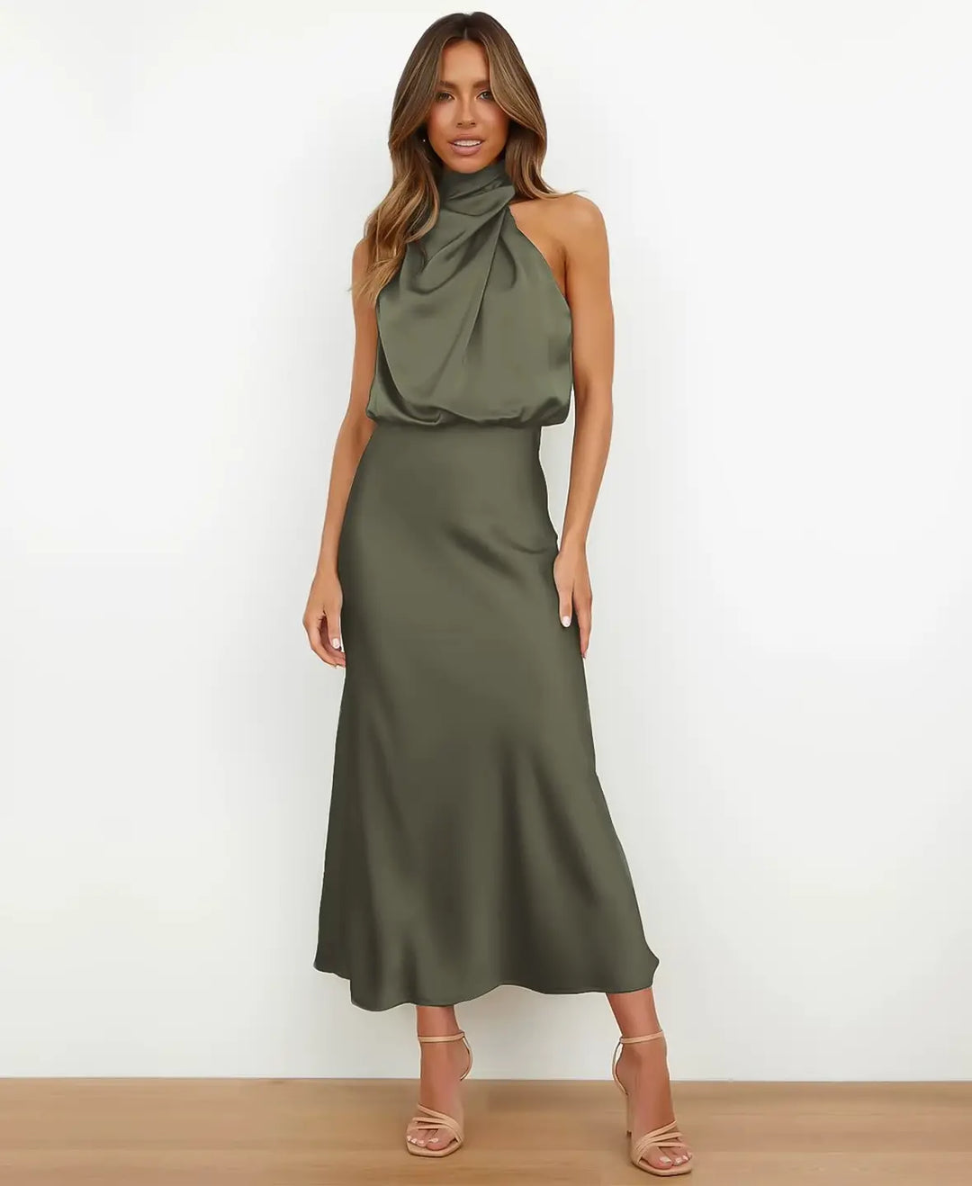 The Isla Satin Dress