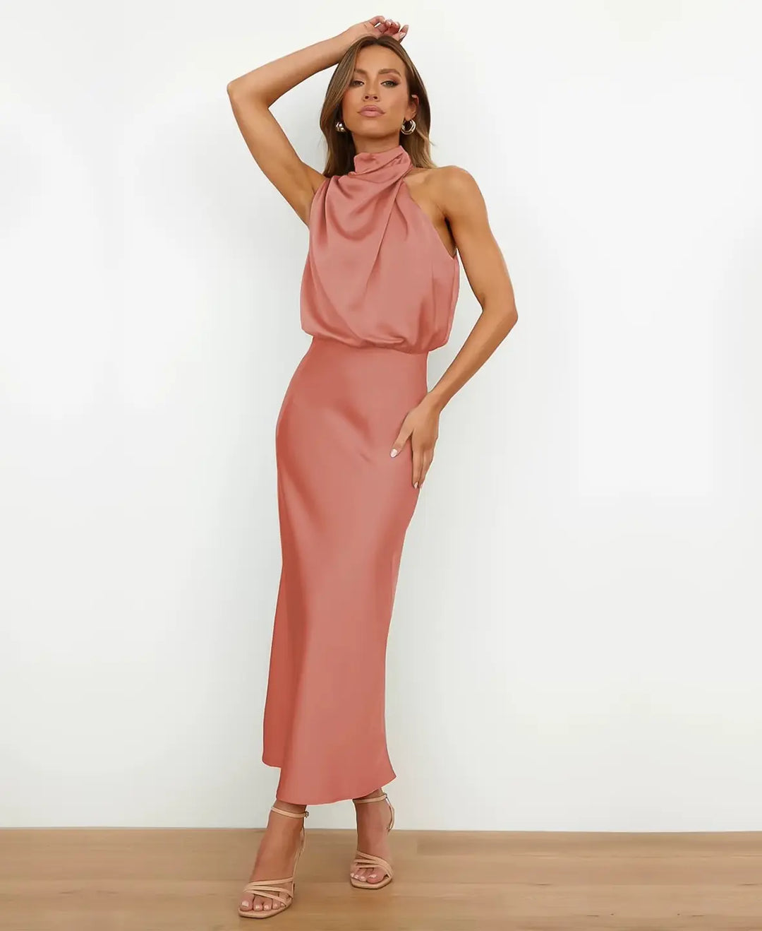 The Isla Satin Dress
