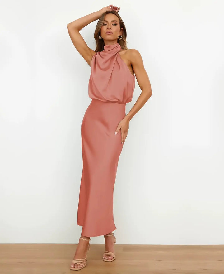 The Isla Satin Dress