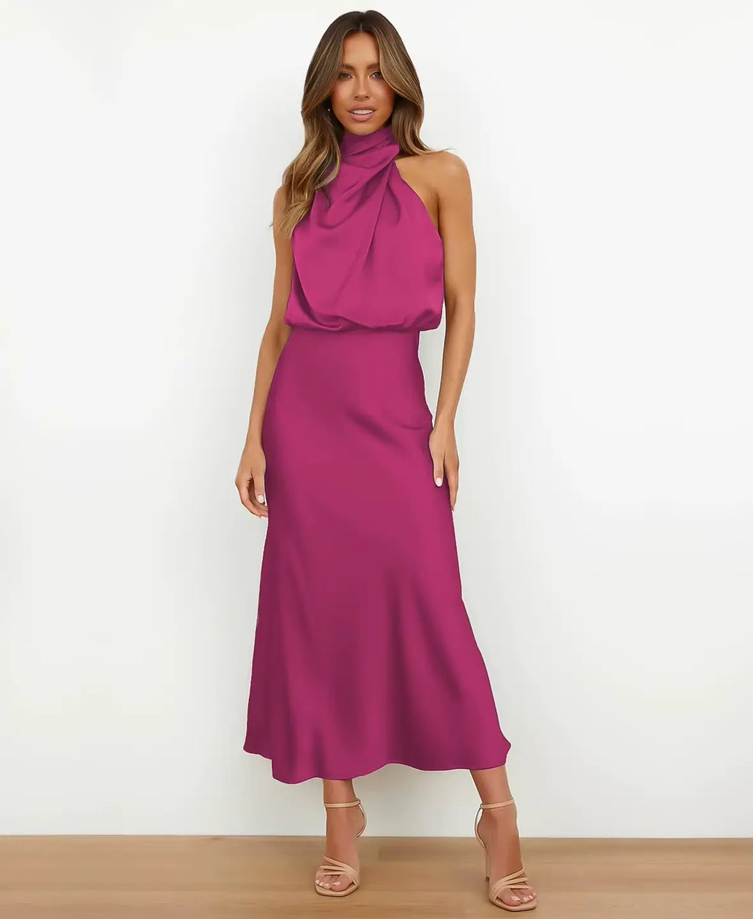 The Isla Satin Dress