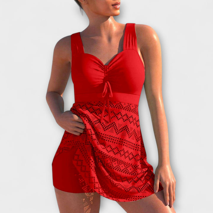 Mia - Two-piece swimming costume with skirt