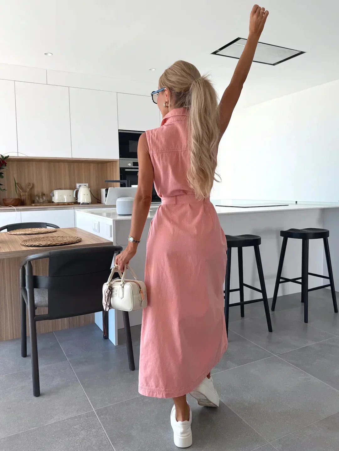 Lily | Maxiklänning i Denim