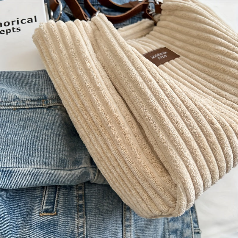Gio™ - Soft corduroy shoulder bag