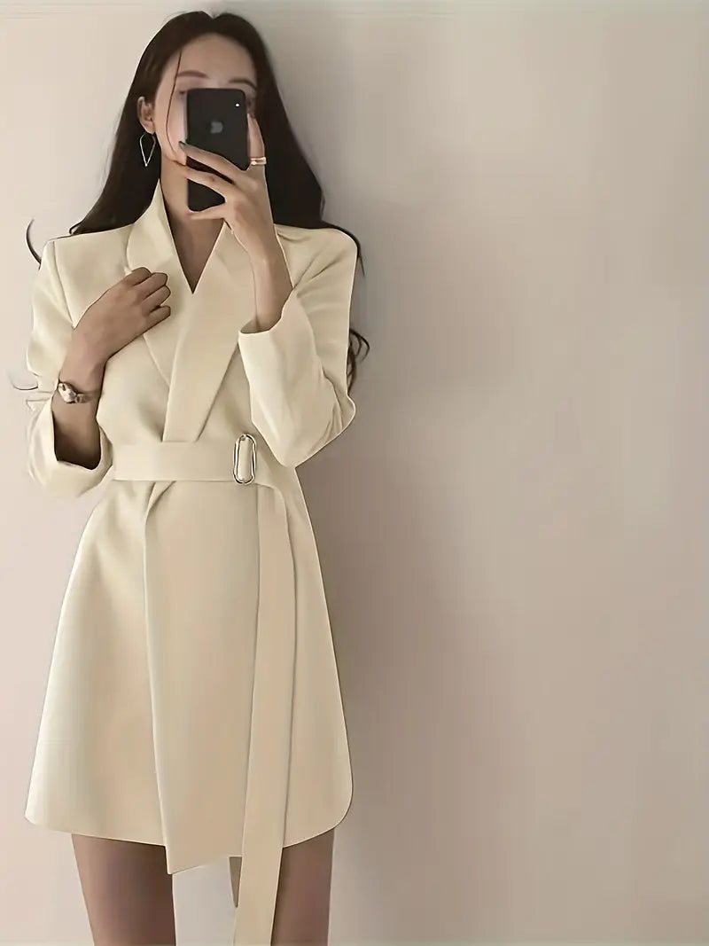 Sophia™ - Chic Midi Trench Coat
