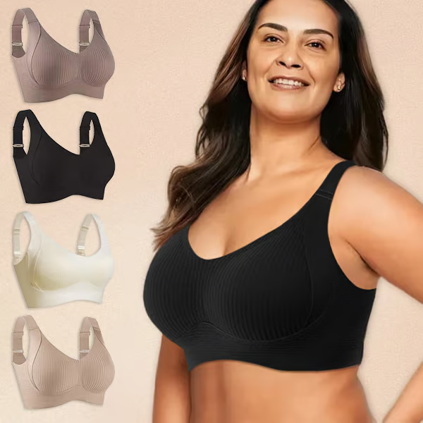 Amelia | 3-Pack Wireless Comfort Bras – Buy 2, Get 1 Free