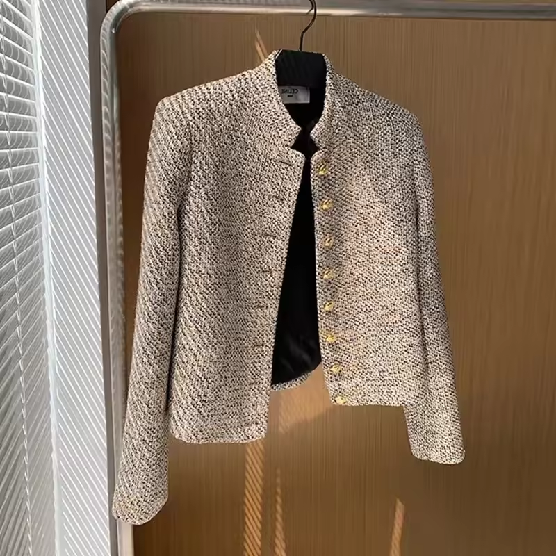 Amelia™ - Chic Tweed Blazer