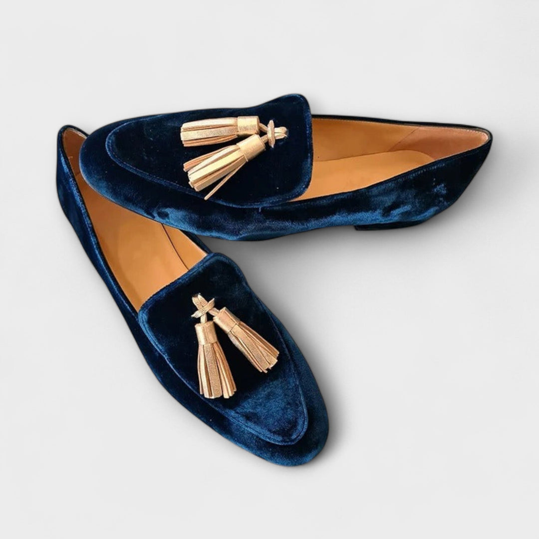 Carina™ | Vintage-inspirerade Loafers med Toffsar