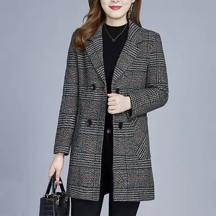 Aubrey™ - Elegant Plaid Blazer