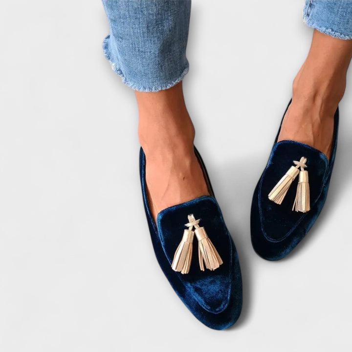 Carina™ | Vintage-inspirerade Loafers med Toffsar
