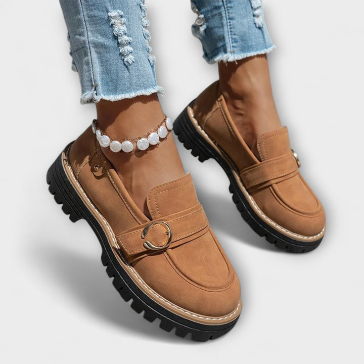 Astrid™ | Casual Loafers med Rund Tå