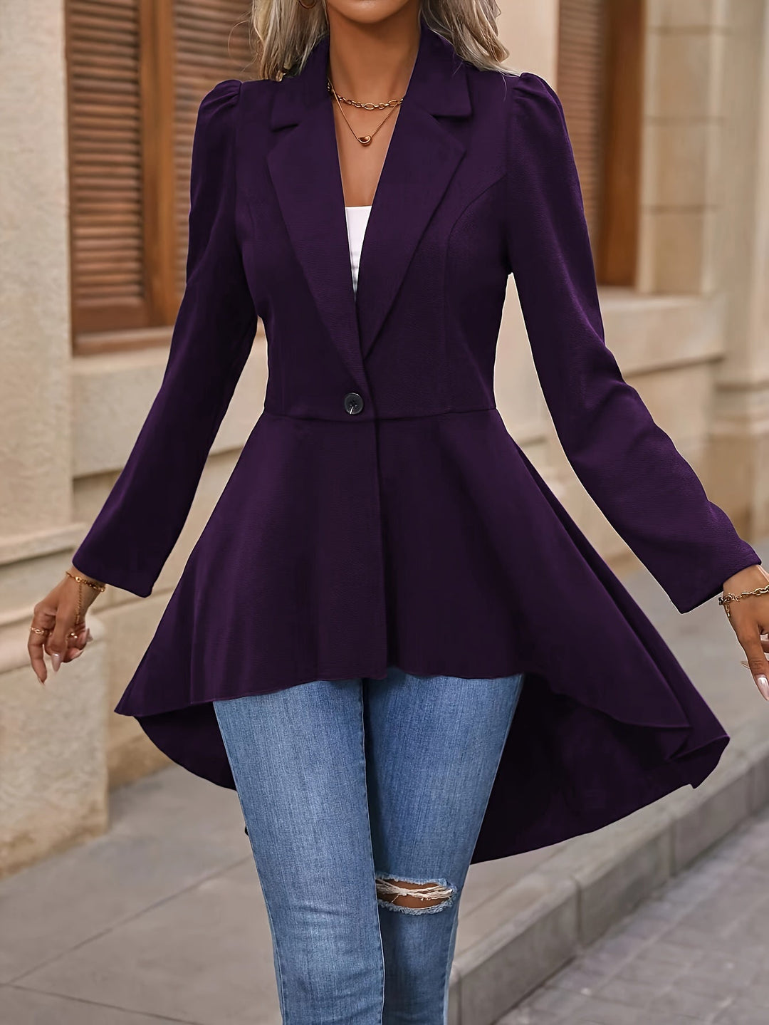 Mia™ - Elegant Flare Blazer