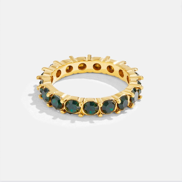 Emerald beauty 18K kristallring