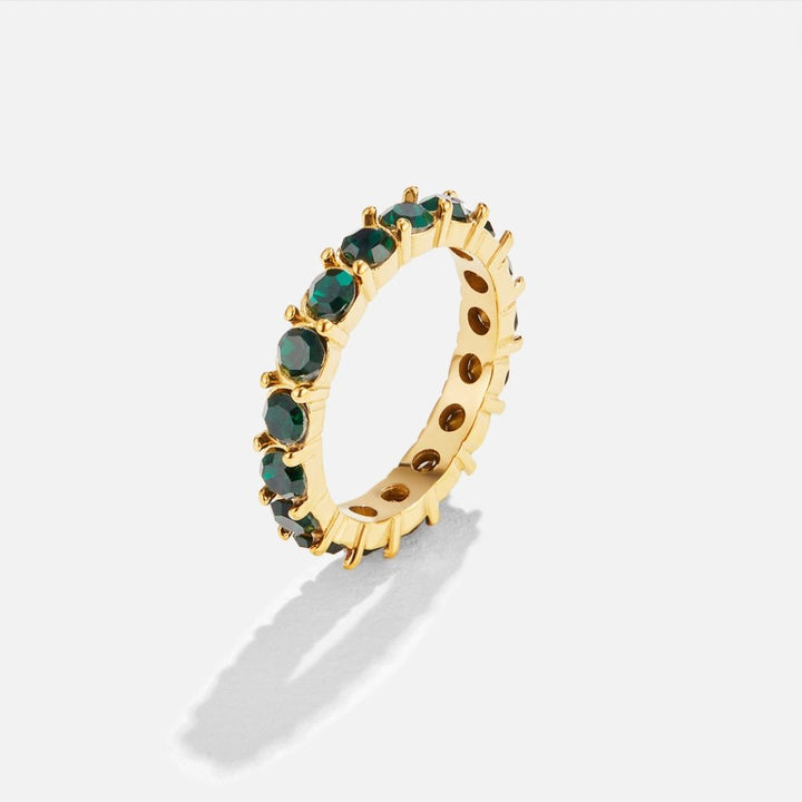Emerald beauty 18K kristallring