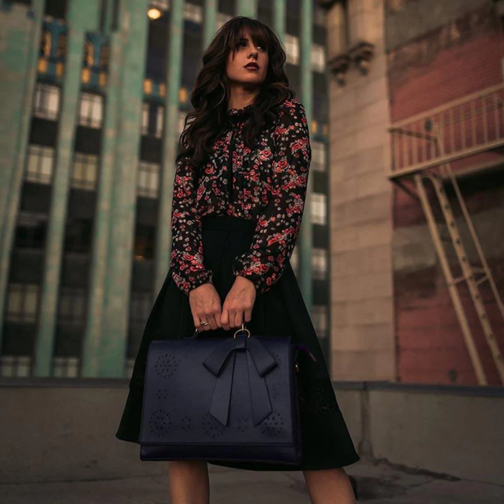 Sac à main élégant en nœud papillon de Grace