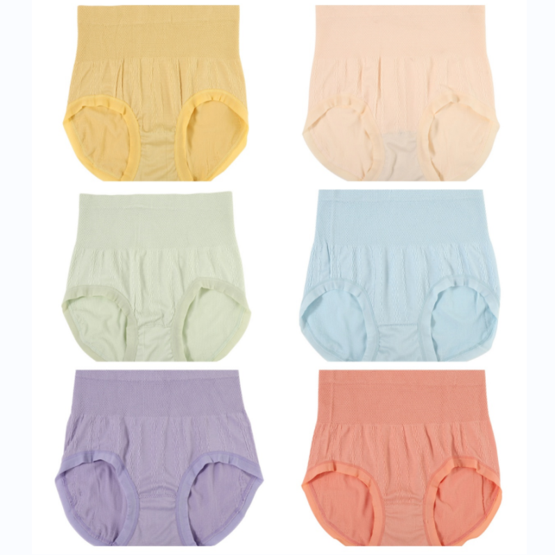 Kim | Set of 6 High-Waisted Shaping Panties – Tummy Control & Smoothing