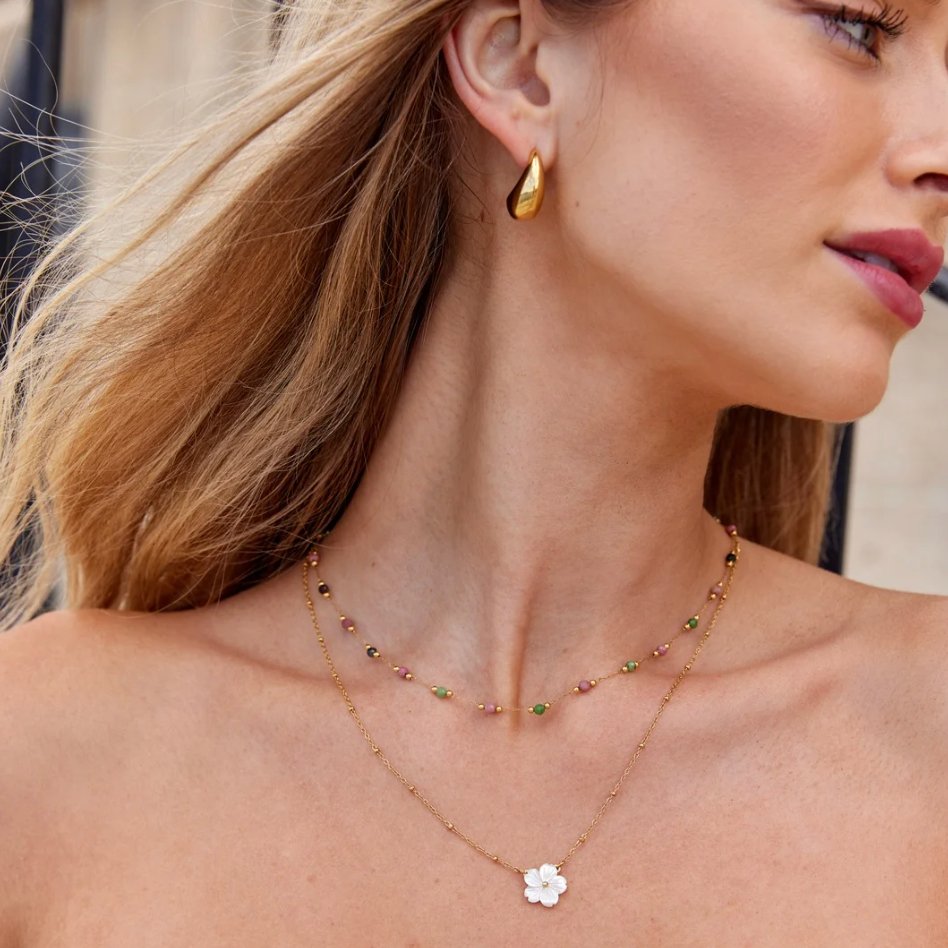 Storslagen Blomma Halsband